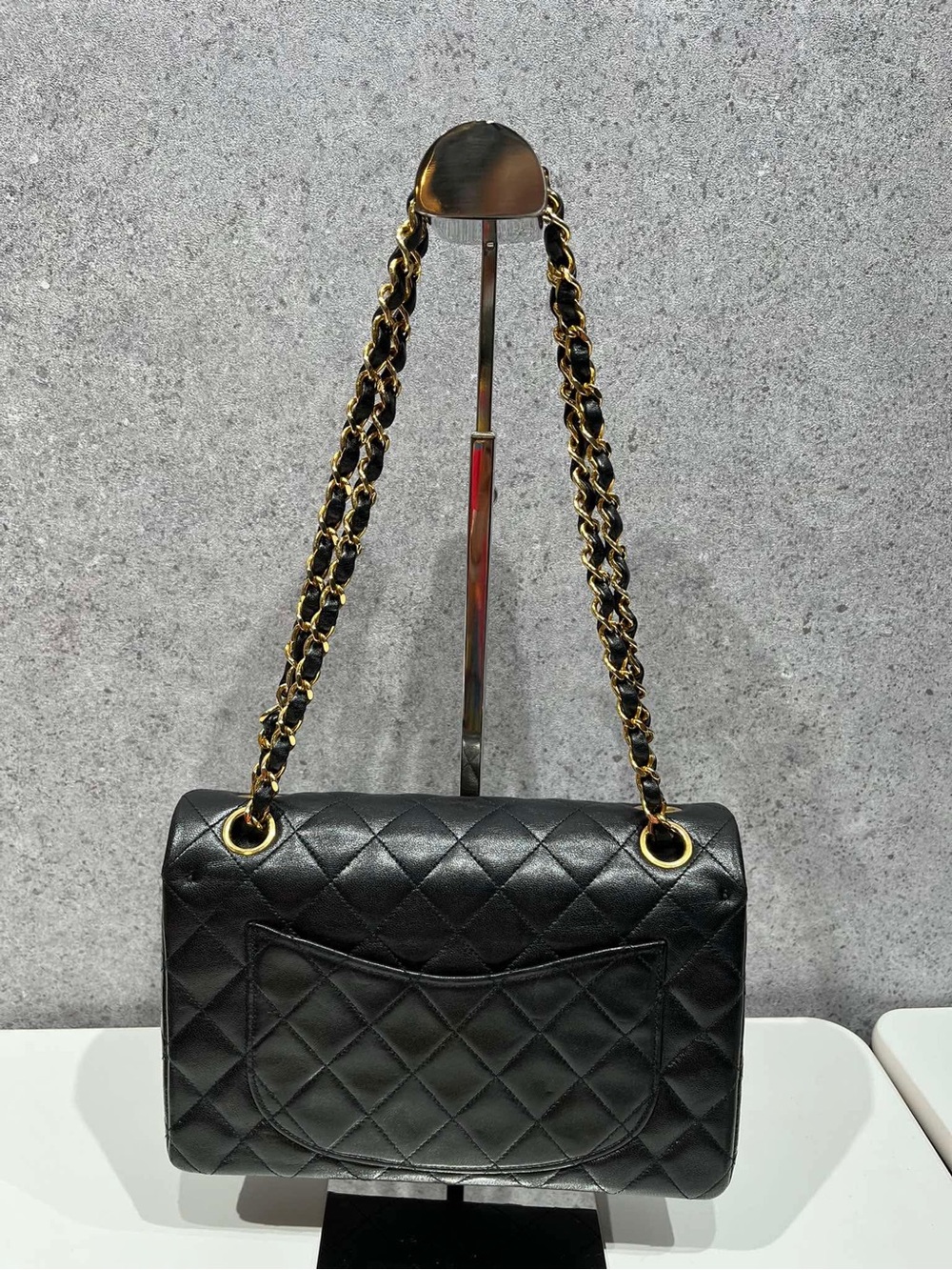 CHANEL Black Quilted Shoulder Bag with Gold Hardware - Picture 3 of 9